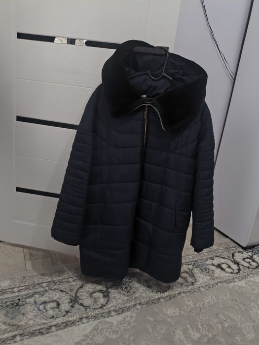 Пальто зимнее. Синий