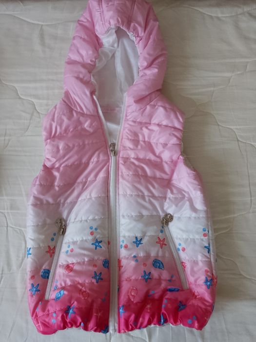 Детски  елек,  памучна блузка и клин за 7 до 9 годишно момиченце