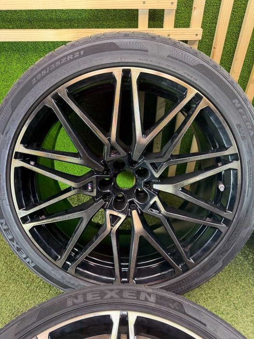 Set jante + cauciucuri BMW X5M F95 X6M F96 R21 fata R22 spate DOT 2025
