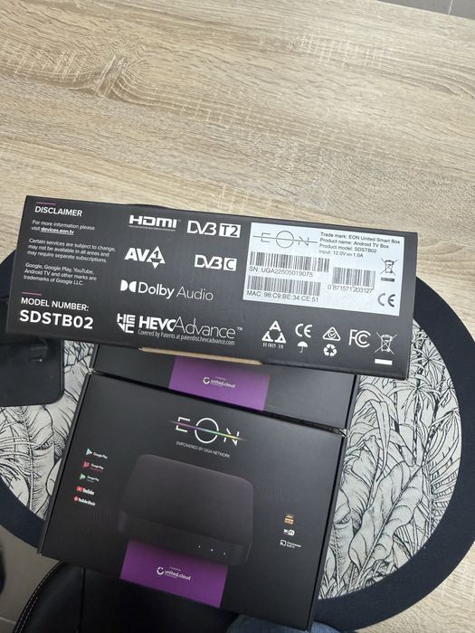 Android Smart Tv Box EON SDSTB02 - нови
