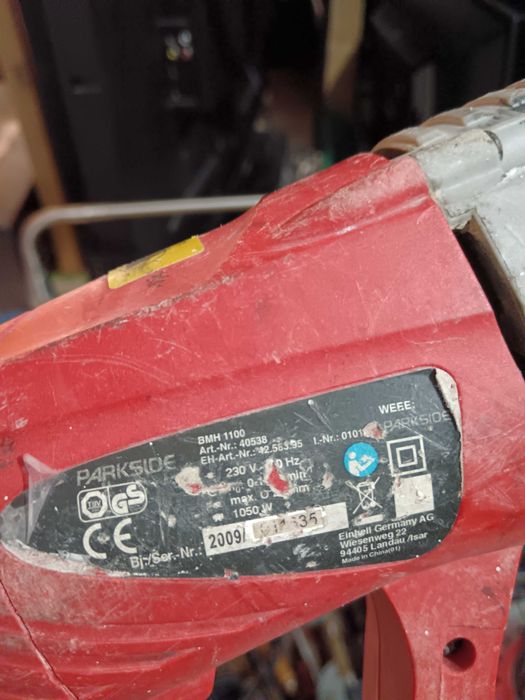 Перфоратор / ударна бормашина PARKSIDE BMH 1100 – 1050 W