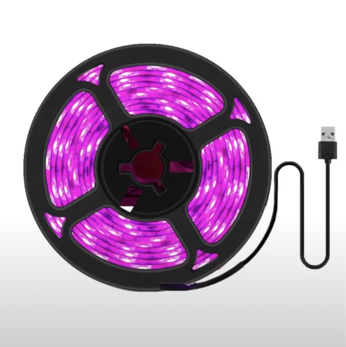 LED Plant Grow Light Full Spectrum USB Strip 3m