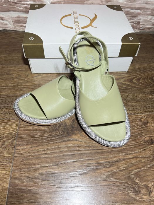 Женские кожанные сандали