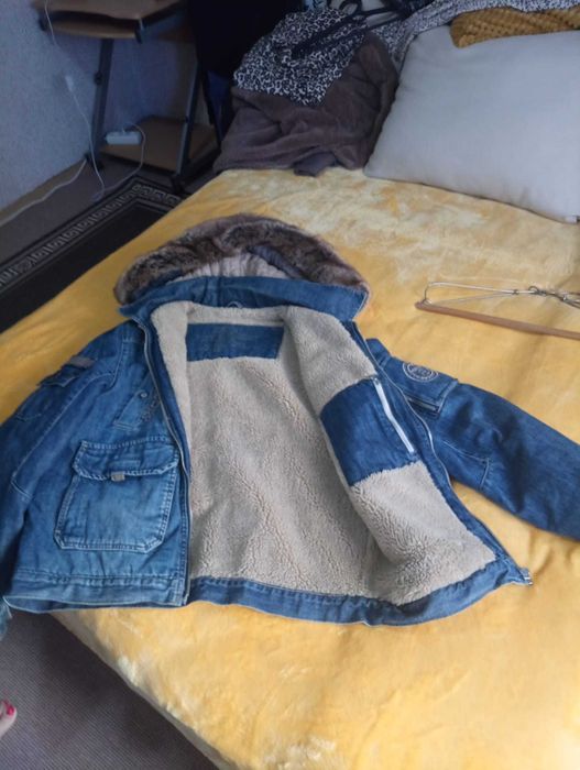 Geacă de blugi îmblănită Prodigy – XXL, călduroasă și modernă