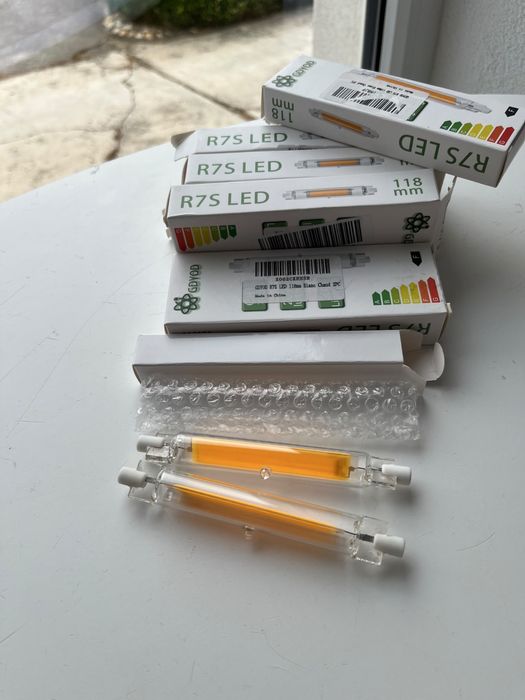 Set 2 becuri LED R7s 30W 118mm reglabil 3000lm 3000K Alb cald J118 300W halogen de schimb