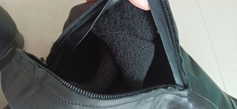 Cizme peste genunchi piele,mar 35(23cm interior)