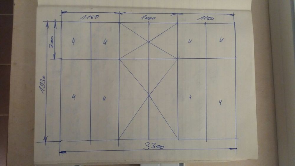 остъкление-прозорци 3.3/1.93 метра