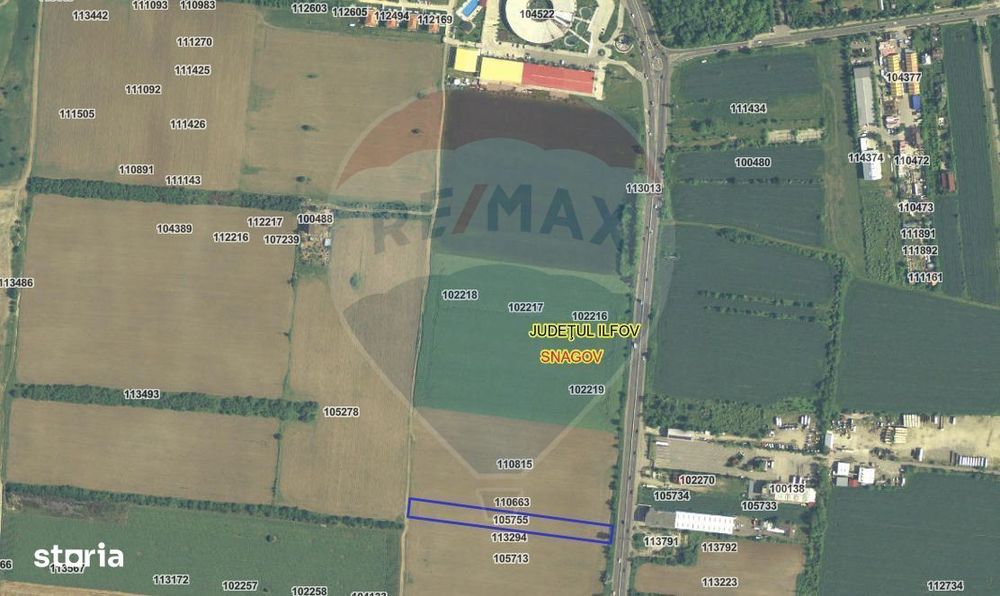 Teren 5,005mp Snagov /Deschidere la DN 1