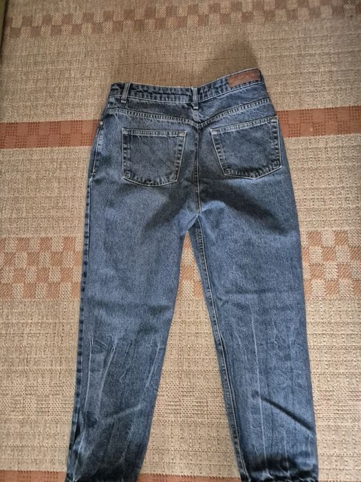 Джинсы синие котон