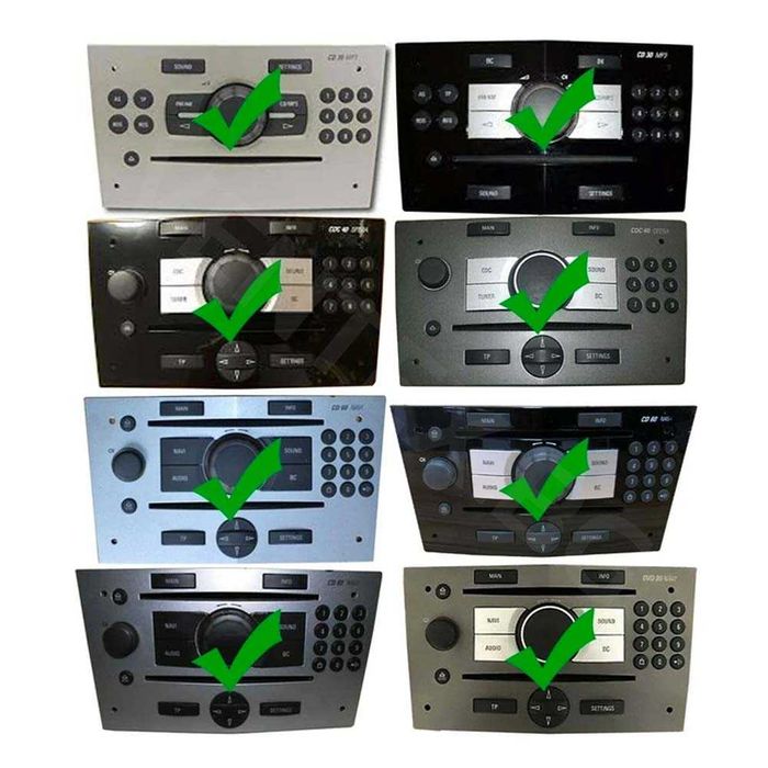 Bluetooth модул за Opel с микрофон за радио CD30-MP3 CDC40 CD70 DVD90