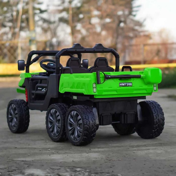 UTV electric pentru 2 copii Kinderauto X-Force 4x75W 24V Green