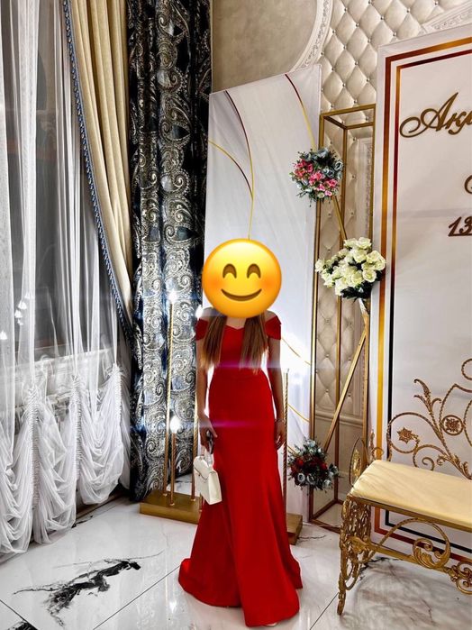 Продаю красный платье для выпускной