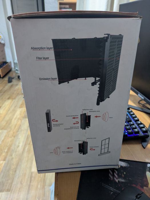 Акустический экран для микрофона
