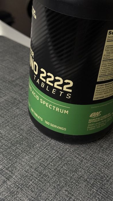 Optimum nutrition 160tablets amino 222 амино