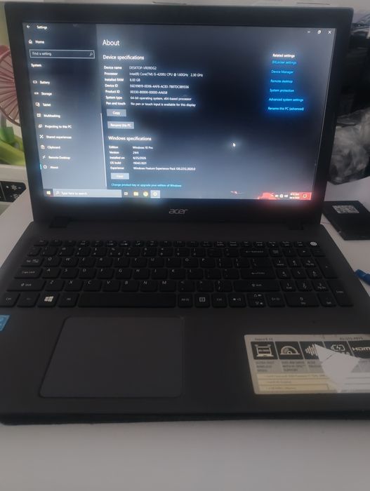 Laptop Acer Aspire  E 5 573G
