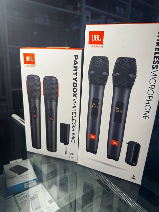 Новый. JBL karaoke mikrafon. Караоке микрафон. Мошный. Безпроводной.