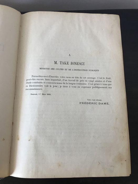Frederic Dame, Nouveau Dictionnaire Roumain-Francais