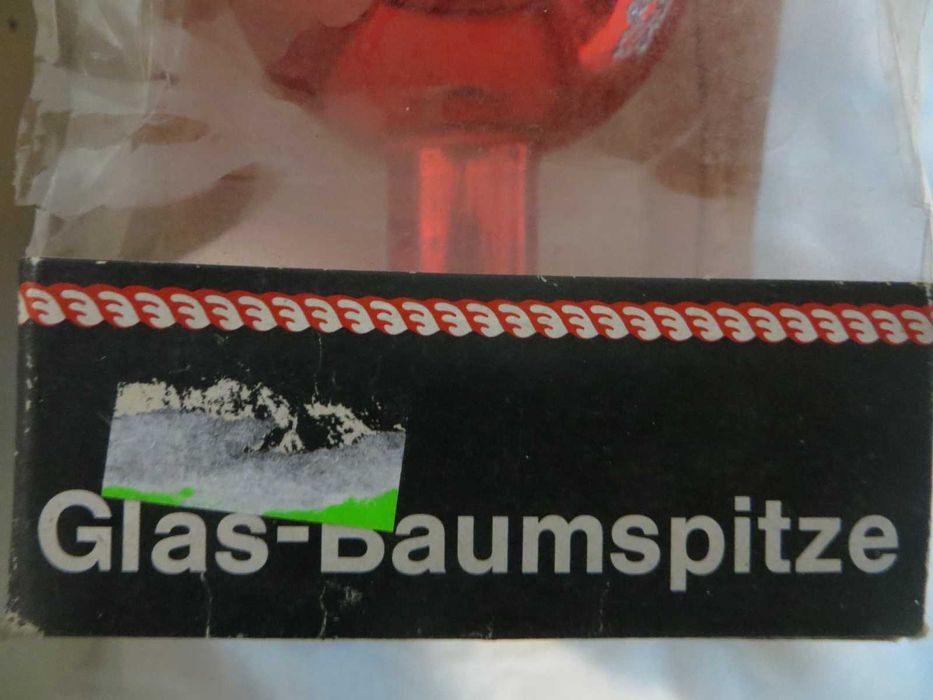 Антикварни стъклени коледни играчки