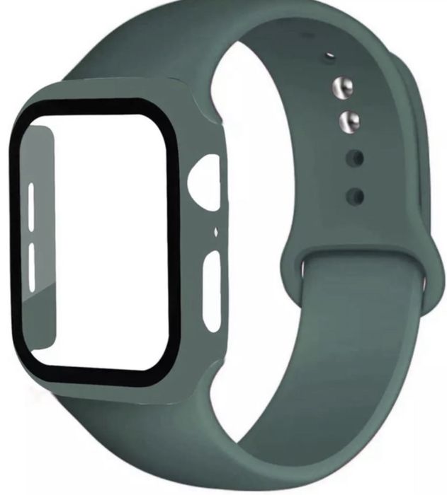 Pachet Curea si Husa Case Protectie Compatibil Ceas Iphone Apple Watch