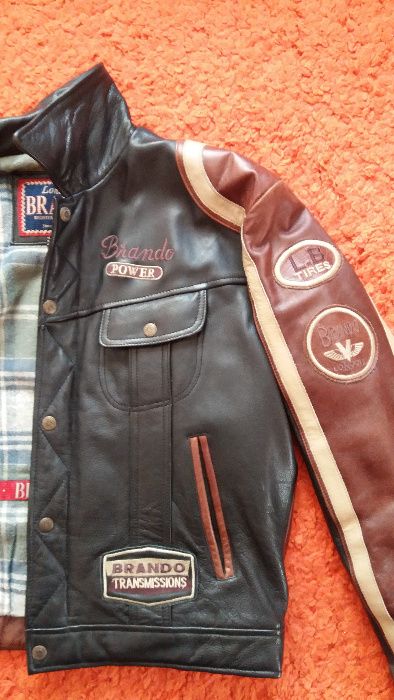 Vand geaca piele exclusivista BRANDO ( LONDON )