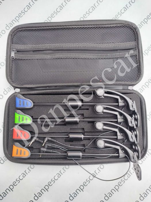 Set 4 Avertizori cu Statie FL JY76 +4 Swingeri cu bile magnetice SW27T