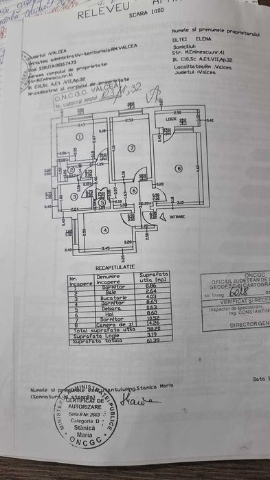 apartament 3 camere