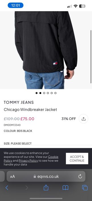 Мъжко яке / ветровка : TOMMY JEANS Chicago Windbreacker M