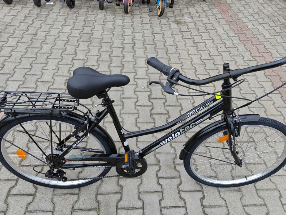 PA Алуминиев велосипед 26" Velotec CITY черен