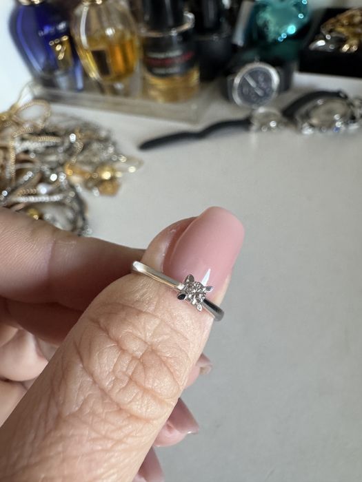 Inel diamant Teilor, marime 49, nou.