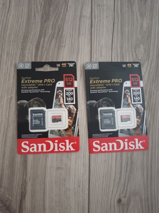 Card micro SD SanDisk 512gb sigilat