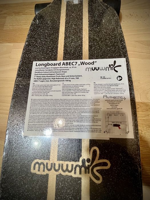 Longboard ABEC7 ,,Wood’’ NOU