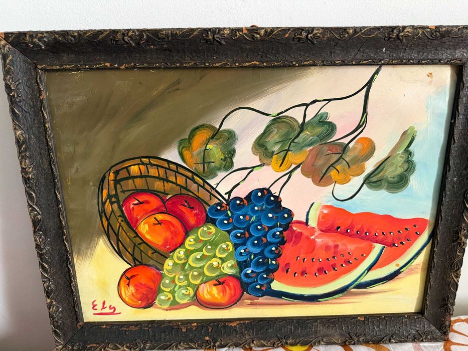 tablou  pictura in ulei tablou vechi pictura dim 42x57cm pictura veche