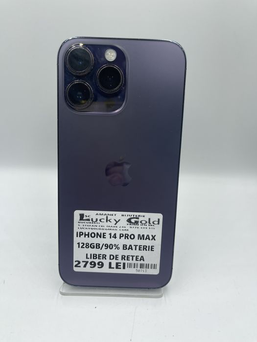 Iphone 14 Pro Max 128Gb/90% Baterie GARANTIE/FACTURA #50713