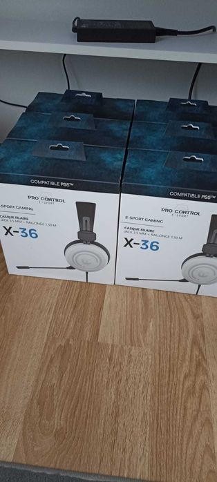 Căști cu Microfon Gaming UnderControl X-36 Alb PS5/PS4/PC etc.