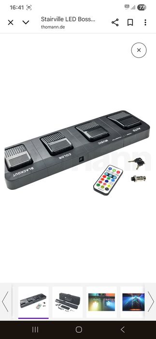 Lumini led dj cu stativ husa si telecomanda