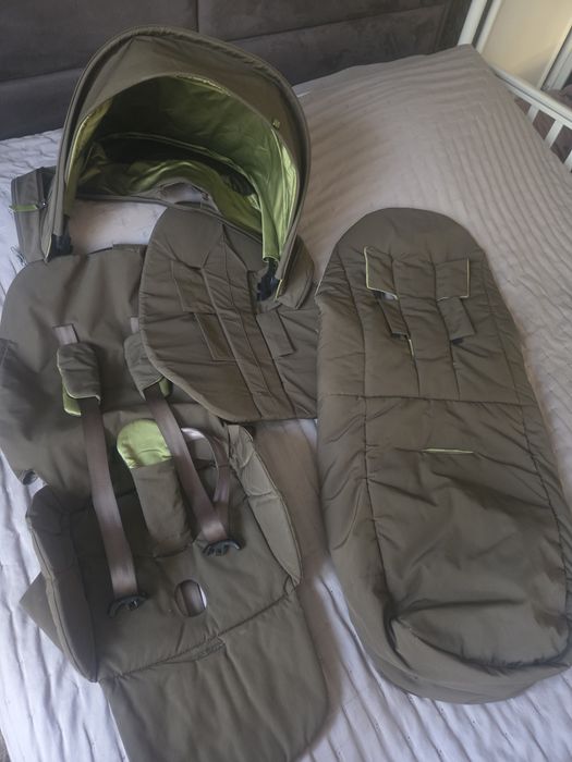 Cybex Priam 4 зимен чувал  и тапицерия Khaki Green