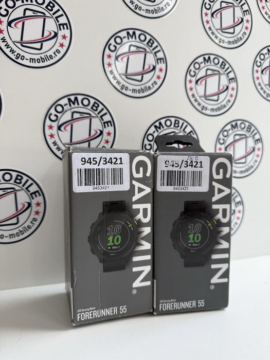 Garmin Forerunner 55 - GPS - 42MM - iOS/Android - Nou - Sigilat - Garantie