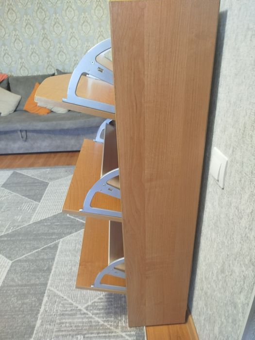 Шкаф для обуви коричневый