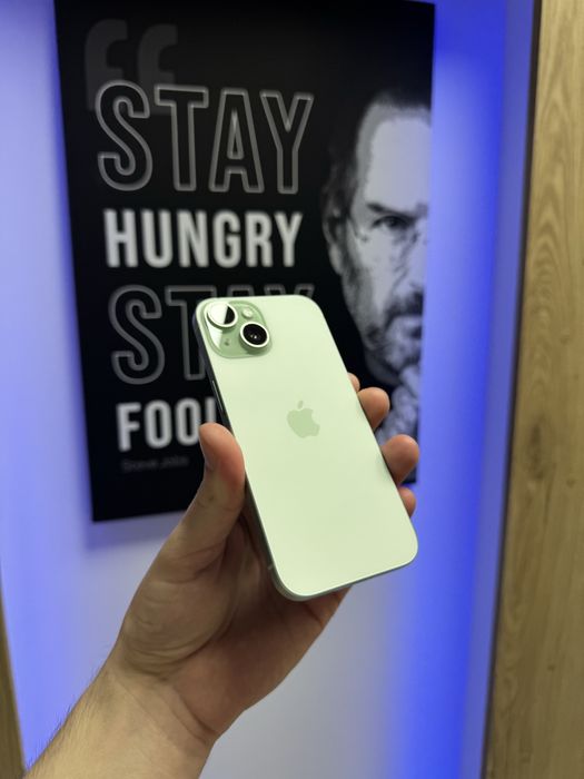 Apple iPhone 15, Green ,128 Gb, Excelent