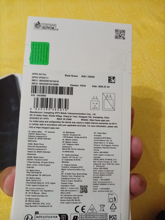 Oppo A5 pro neutilizat doar activat