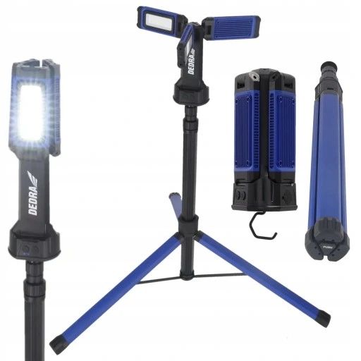 Сгъваема двойна LED лампа със статив DEDRA L1068 5000lm