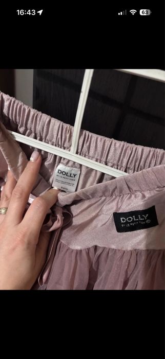Set fetita si papusa Fusta Dolly Petite 1-3 ani Mauve