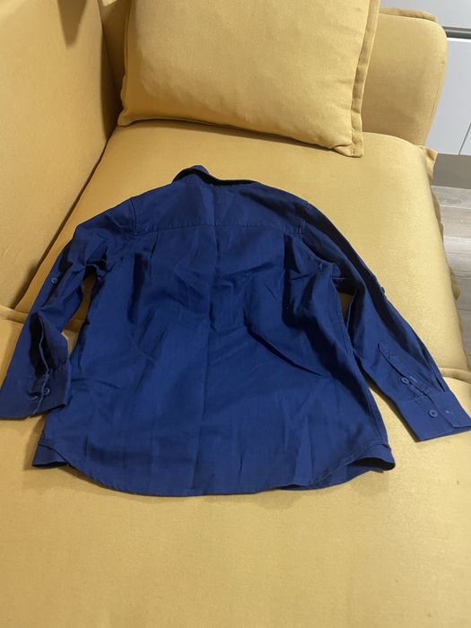 3 ризи с дълъг ръкав за момче и суитшърт без качулка