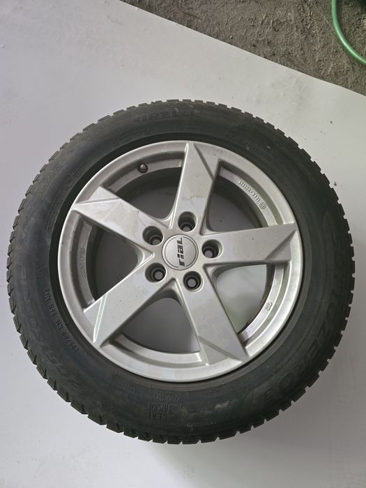 4 roti (jante+anvelope) Rial Volkswagen Pirelli Sottozero 205/60 R16