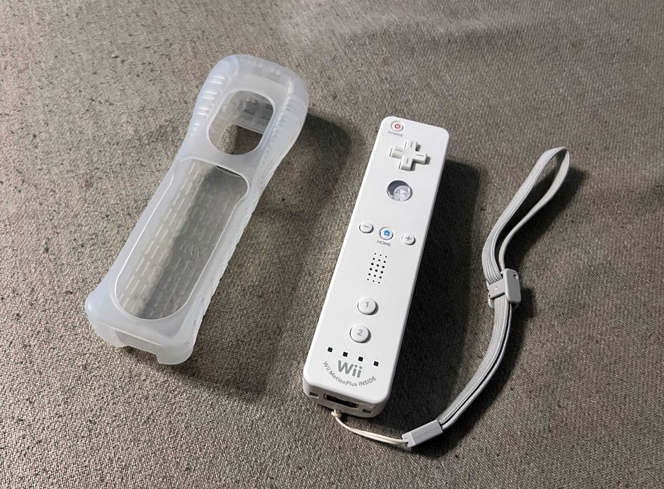 Nintendo Wii Remote Motion Plus original alb stare foarte buna