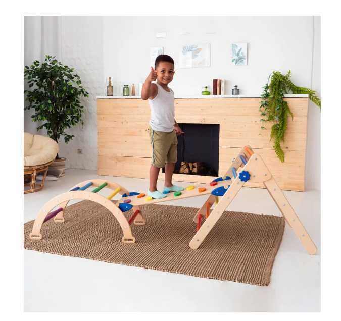 Арка комбинированная горка для скалолазания-85х270х70 см Есть доставка