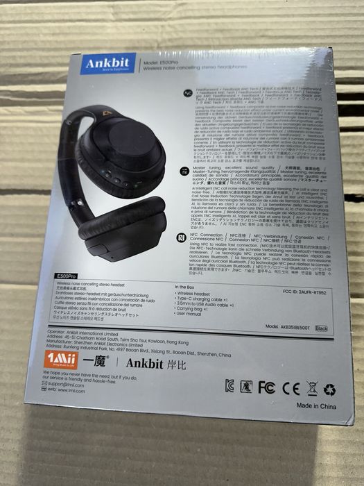 Casti Wireless, 1Mii, Ankbit E500 Pro