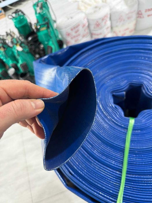 Резина шланг /Рукава (шланги) плоские ПВХ/ PVC Lay Flat Hose для полив