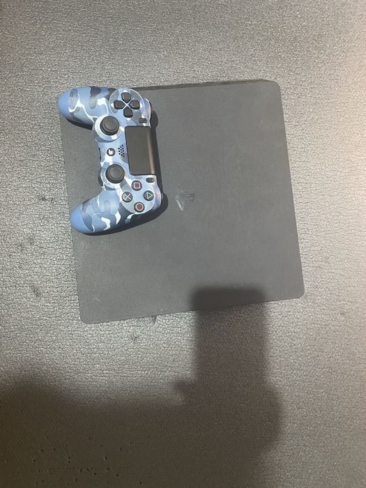 Consolă PS4 Slim + 1 Controller compatibil + Pachet 14 Jocuri