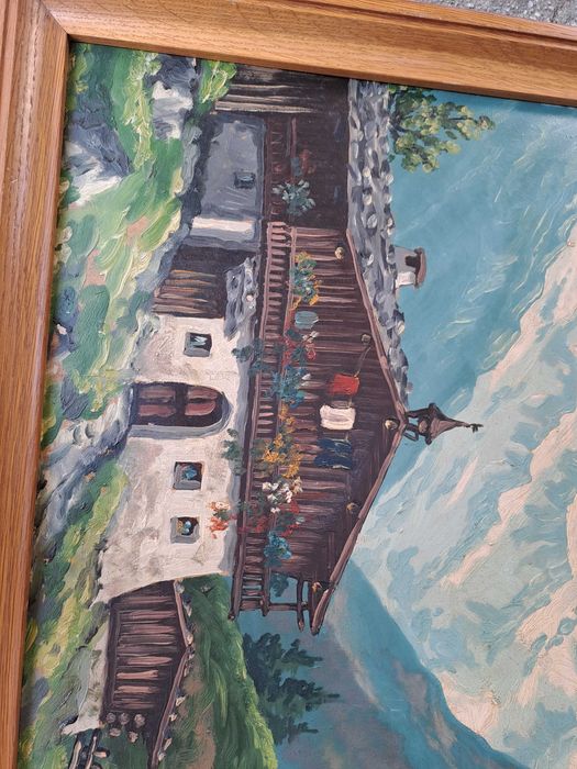 talou pictura pe pfl 71/57 cm semnat Erich K Plank datat 1941